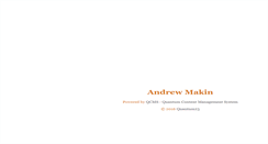 Desktop Screenshot of andrewmakin.com