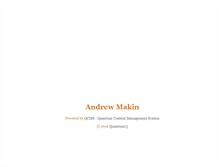 Tablet Screenshot of andrewmakin.com